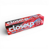 Closeup Deep Action Red Hot Toothpaste 125g with spicy cinnamon flavor and deep cleaning action