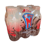 Clover Super M medium fat chocolate milk 300ml pack of 6 bottles