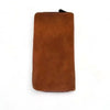 Cotton Road Large Wallet in kaki PU leather with double zip compartments and embossed windmill design
