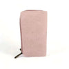 Cotton Road Large Wallet pink PU leather with red heart double zip compartments card and coin slots