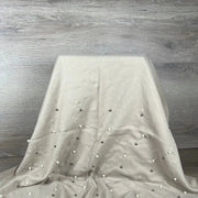 Winter Poncho - Beige with Pearls - Something From Home - South African Shop