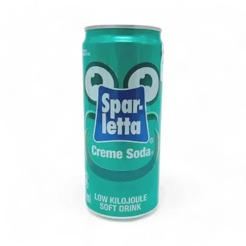 Sparletta Cream Soda 300ml green bottle South African soft drink refreshing cream soda beverage