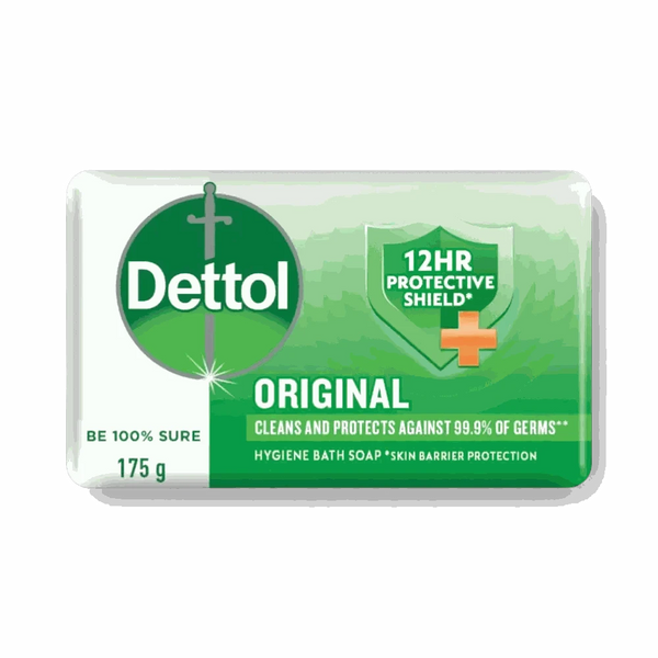 Dettol Original Bath Soap 175g bar with germ protection and fresh fragrance