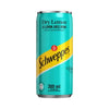 Schweppes Dry Lemon 300ml sparkling citrus soda drink with refreshing lemon flavor