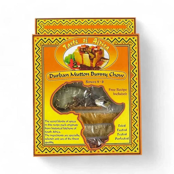 Taste of Africa Durban Mutton Bunny Chow spice mix 60g for authentic South African curry meal