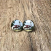 Earrings farmhouse design with windmill 15mm diameter sold in pairs