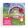 Beacon Mallow Eggs Whippy Strawberry 24's box with Easter-themed design, featuring soft strawberry-flavored marshmallow eggs coated in milk chocolate.