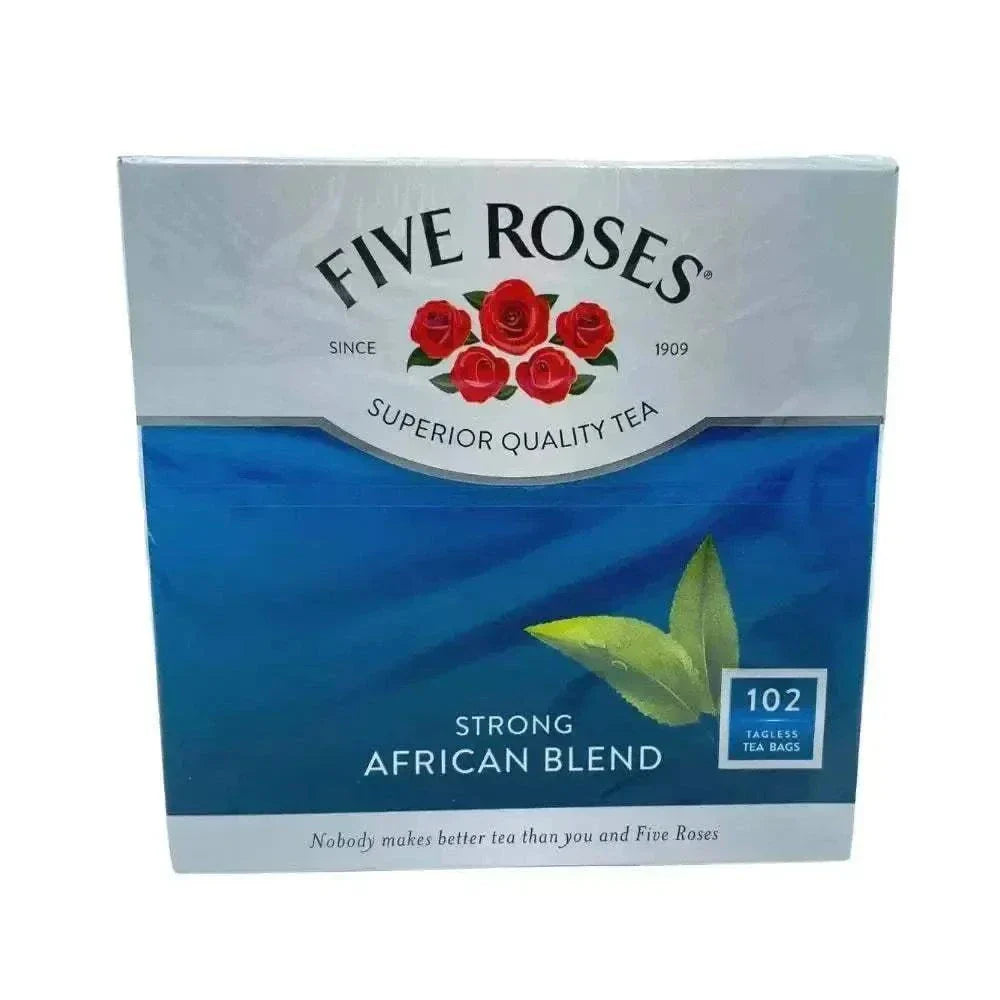 Flavoured 5 Roses Tea FIVE ROSES Tea African Blend BLUE - Rich Flavor, 102 Pack | Buy Now ...