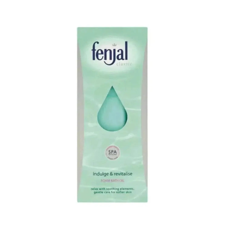 Fenjal Foam Bath Oil 200ml bottle with classic care extracts and soothing fragrance