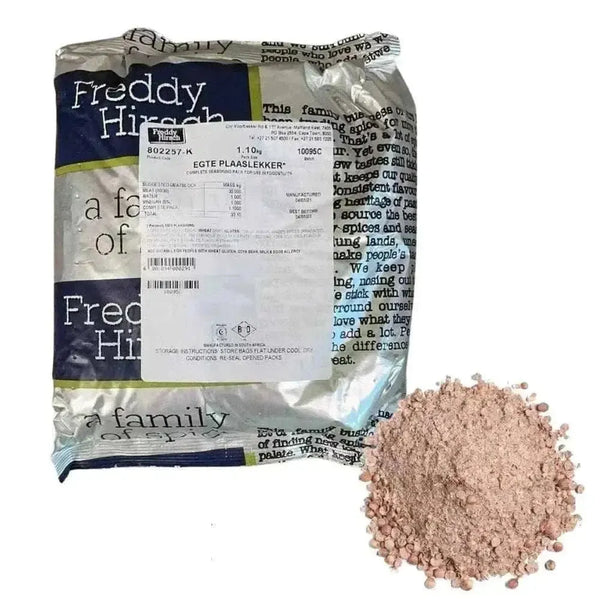 Freddy Hirsch Boerewors 1.1kg seasoning packet for authentic South African sausage flavor
