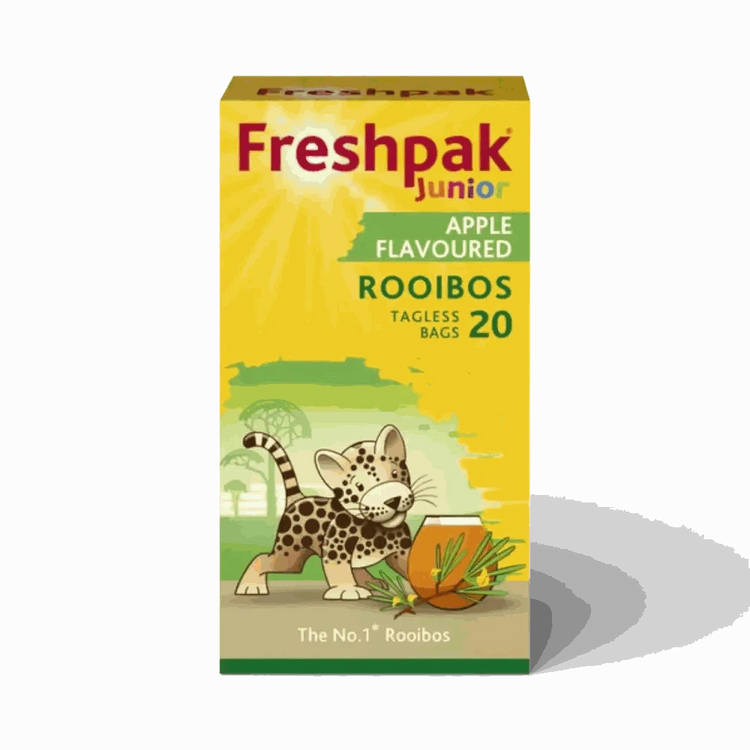 Freshpak Junior Rooibos Tea Apple Flavour 20 tagless teabags for children caffeine free