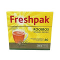 Freshpak Rooibos Tea 80 tagless teabags 200g authentic South African caffeine-free infusion