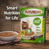 Futurelife Cereal Chocolate 500g pack highlighting nutritious, low GI, gluten-free meal with vitamins and amino acids