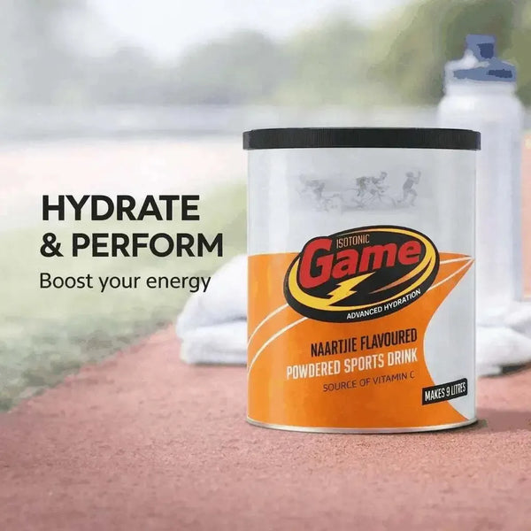 Game Isotonic Naartjie Flavoured Powdered Energy Drink 720g Facebook Ad
