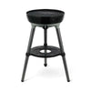 Portable CADAC Carri Chef 40 gas BBQ with dome, perfect for outdoor cooking, featuring GreenGrill non-stick coating and built-in thermometer.
