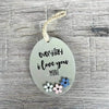 Wooden Gift Tag with "Every Day I Love You More" text