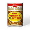 Gold Dish Mixed Vegetable in Hot Curry Sauce 415g can with peas, potatoes, and beans in spicy curry