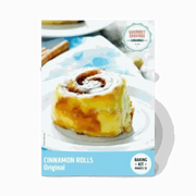 Gourmet Cravings Cinnamon Rolls 825g baking kit with cinnamon swirl and sweet glaze