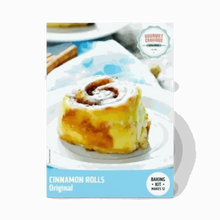 Gourmet Cravings Cinnamon Rolls 825g baking kit with cinnamon swirl and sweet glaze