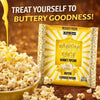 Jumpin Jack Gourmet Popcorn Butter Seeds pack of three microwave popcorn bags with buttery flavor