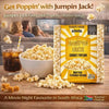 Jumpin Jack Gourmet Popcorn Butter Seeds microwave popcorn pack of 3 with rich buttery flavor