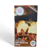 Gourmet Pre-Mix Beer Bread Biltong flavour 450g packaging with key features and ingredients displayed