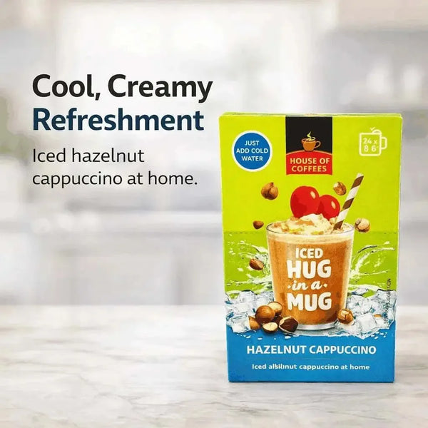Hug-in-a-Mug - Hazelnut Iced Cappuccino (8 x 24g) Facebook Ad