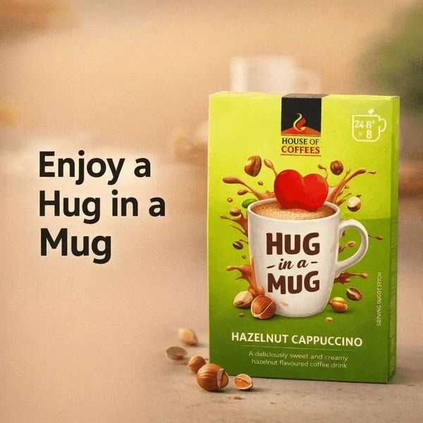 Hug-in-a-Mug - Hazelnut Cappuccino (8 x 24g) Facebook Ad