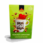 Hug-in-a-Mug Hazelnut Ice Cappuccino 8 sachets pack with creamy hazelnut coffee drink