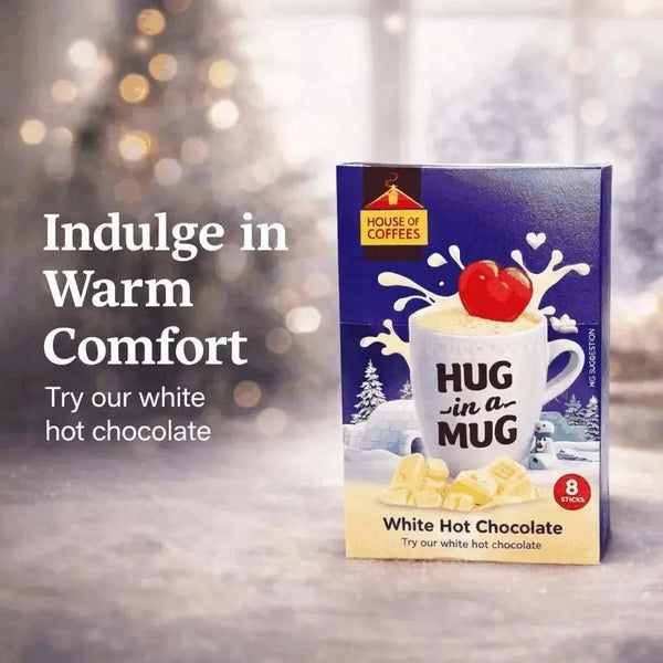 Hug-in-a-Mug - White Hot Chocolate (8 x 24g) Facebook Ad