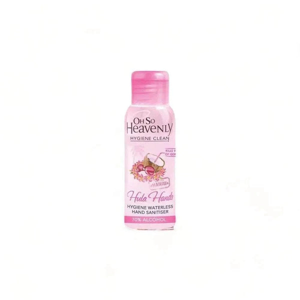 Hygiene Clean Hula Hands waterless hand sanitiser 60ml bottle with 70% alcohol.
