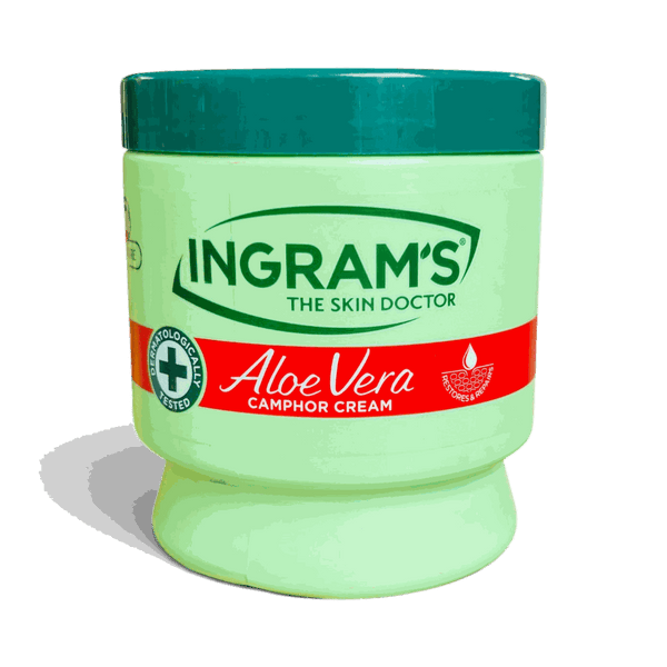 450ml Ingrams Aloe Vera Camphor Cream tube for moisturizing dry skin