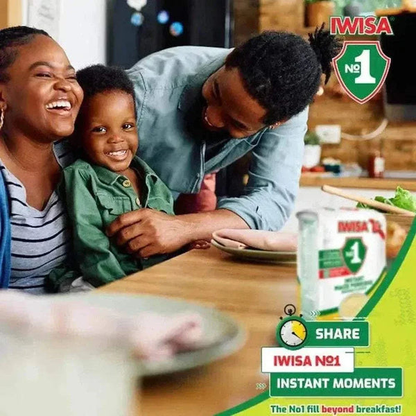 IWISA Instant Maize Porridge 1kg vanilla flavor pack for quick healthy breakfast
