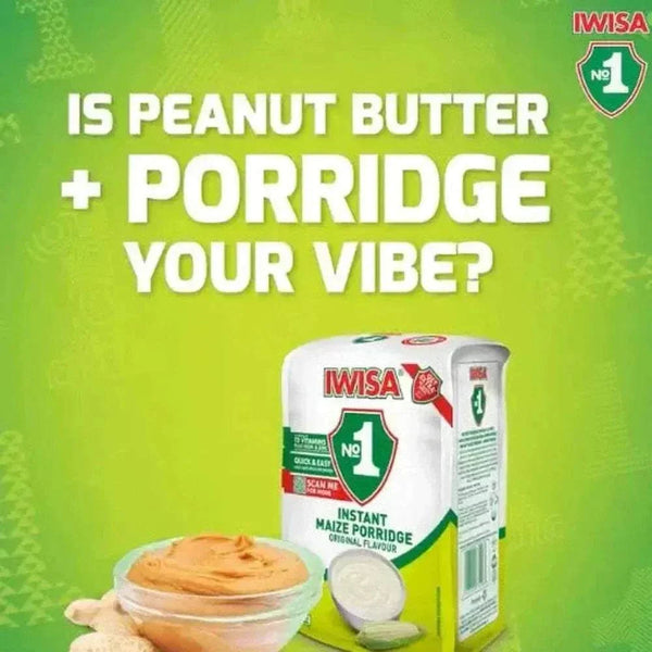 IWISA Instant Maize Porridge 1kg vanilla flavor pack for healthy breakfast