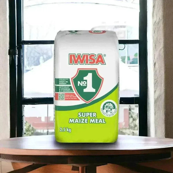 IWISA Maize Meal 2.5kg premium South African maize meal package