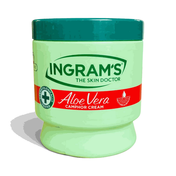 450ml Ingrams Aloe Vera Camphor Cream tube for moisturizing dry skin