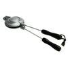 LK Jaffle Iron silver aluminium with wooden handle for toasted sandwiches