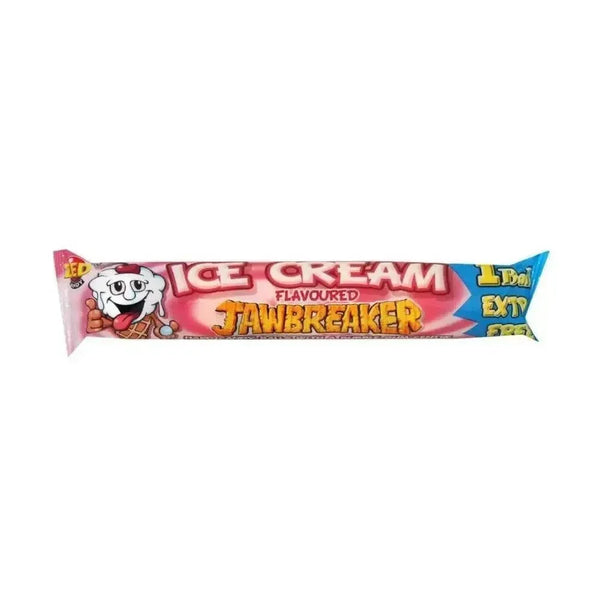 Five colorful Jawbreaker Ice Cream candy balls with bubblegum core and spicy flavor