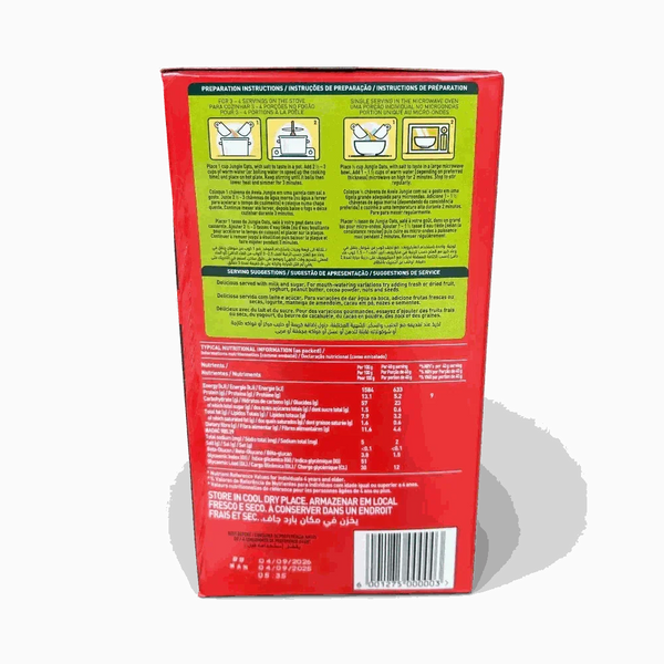 Jungle Oats 1kg box of 100% natural wholegrain rolled oats breakfast cereal