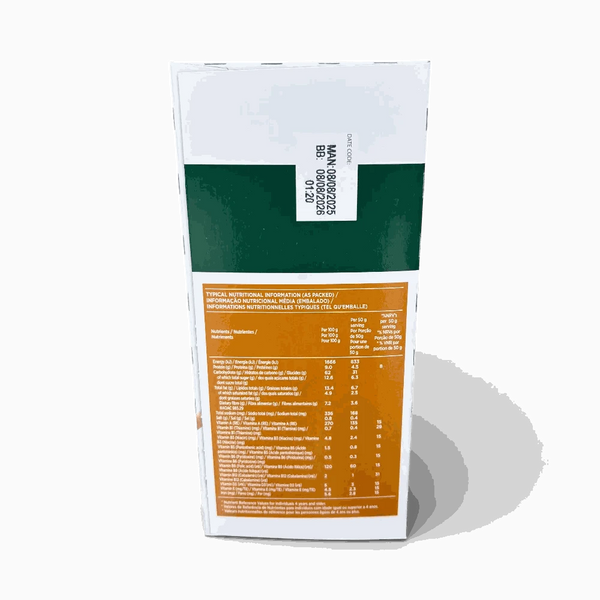 Jungle Oatso Easy Caramel 500g instant oatmeal with caramel flavor in resealable package