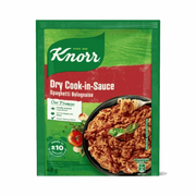 Knorr Cook-In-Sauce Spaghetti Bolognaise 48g dry mix with rich tomato and herbs for quick pasta meals