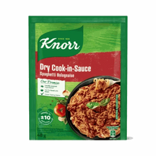 Knorr Cook-In-Sauce Spaghetti Bolognaise 48g dry mix with rich tomato and herbs for quick pasta meals