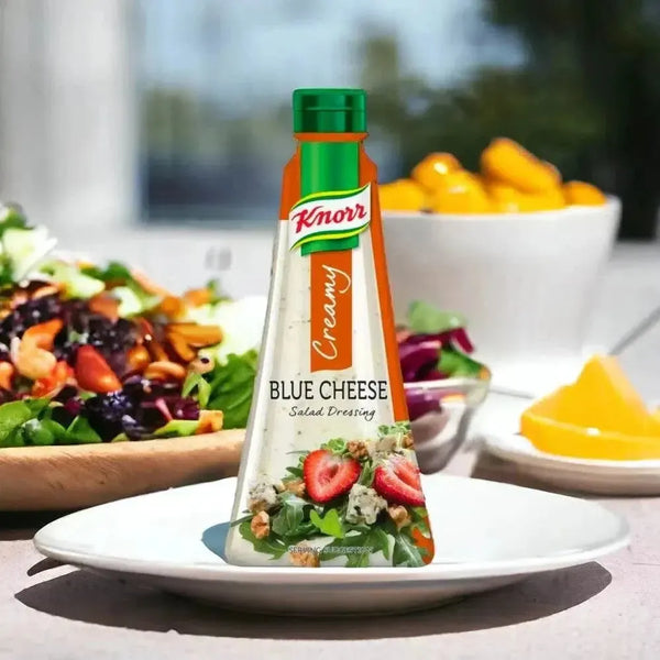 Knorr Creamy Blue Cheese Salad Dressing 340ml bottle for salads and dips