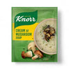 Knorr Soup Cream of Mushroom 50g packet with sustainable ingredients and quick preparation instructions