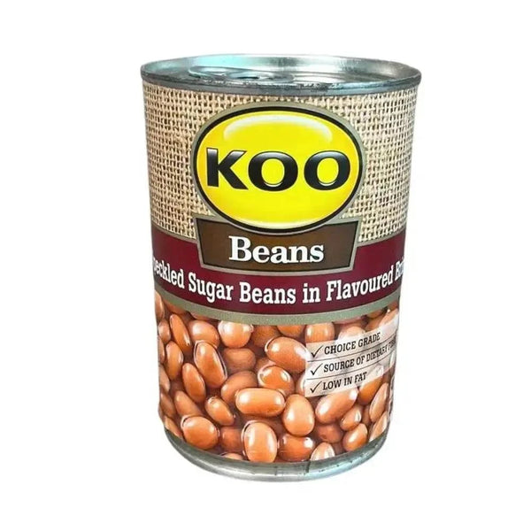 Koo Beans Speckled Sugar Beans 410g in flavored brine for vegetarian dishes