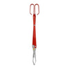 LK Braai Tongs aluminium 500mm with powder-coated handles and durable rivets