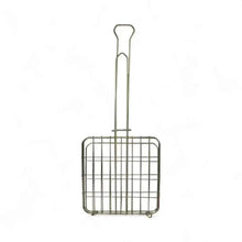LK's Mild Steel Grid sandwich braai tool with secure clamp and long handle for grilling sandwiches, meats, and vegetables