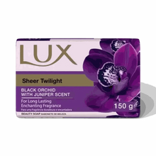LUX Body Soap Sheer Twilight 150g bar with black orchid and juniper fragrance