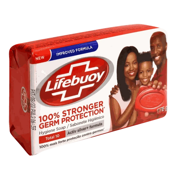 Lifebuoy Total 10 Soap Bar 175g with Activ Silver for germ protection and gentle skin cleansing