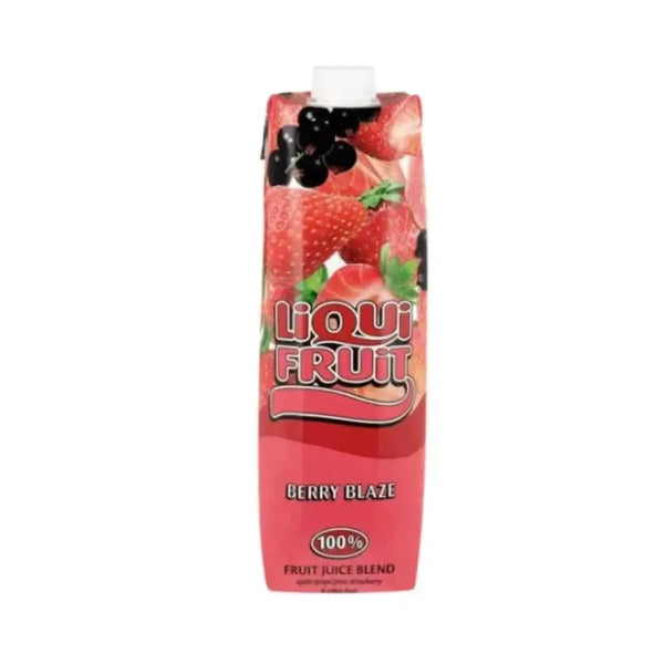 Liqui Fruit Berry Blaze 1 litre bottle of naturally fermented juice with 35% real fruit juice